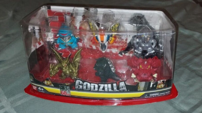 2013 Ban Dai Godzilla 60th Anniversary 6 pack Figures Sealed NIP-image