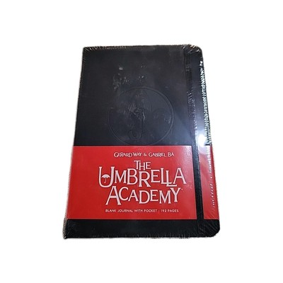 The Umbrella Academy Blank Leather Bound Journal with Pocket 192 Pages SEALED-image