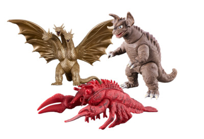 2023 Bandai King Ghidorah Baragon Ebirah Figure Set of 3-image