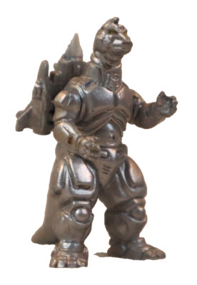 MECHA GODZILLA W/ GARUDA BANDAI GASHAPON HG 2.5