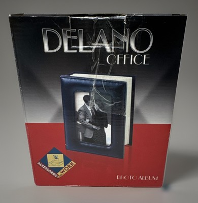 Delano Office Photo Album #85001 Black Covers Small Photos-image
