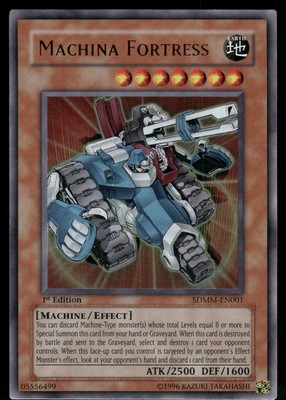 Yugioh! Machina Fortress SDMM-EN001 Ultra Rare 1st Ed MP-image