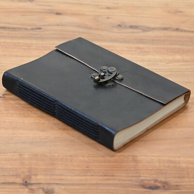 ASCETIC - Leather Journal, Travel Journal, Sketchbook, Personalized Diary-image