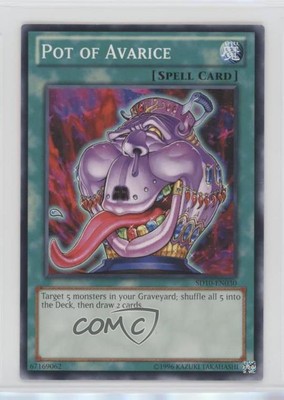 Pot of Avarice Unlimited YuGiOh Machine Re-Volt Structure Deck #SD10-EN030 0rq9-image