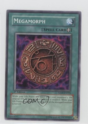 2006 Yu-Gi-Oh! Dinosaur's Rage Structure Deck 1st Edition Megamorph 00q0-image