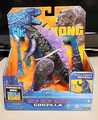 Playmates - Godzilla vs Kong - Monsterverse Action Figure - Hong Kong Battle-image