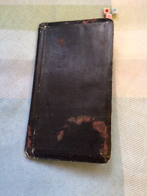 VINTAGE RARE LEATHERBOUND CHINESE EORKBOOK , JOURNAL , DIARY !!!-image