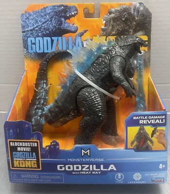 Playmate Godzilla VS Kong Godzillla With Heat Ray Action Figure New!-image