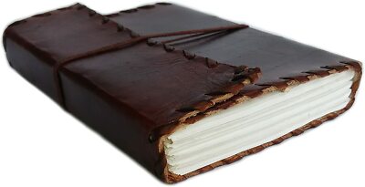 New Leather Journal for Men Women Handmade Genuine Leather Bound - Two Journal-image