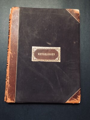 C. 1880’s - Mendelssohn Album - Pieces Celebres Pour Piano - Rare - French-image