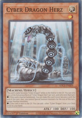 Cyber Dragon Herz SDC5 NM (#1) 1st Structure Deck: Cyber Strike Yugioh-image