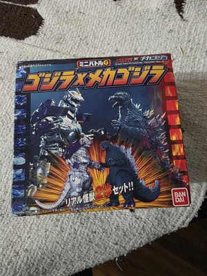 Bandai 2002 Toho Godzilla Mechagodzilla 2 piece Sealed Box-image