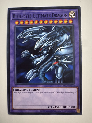 Blue-Eyes Ultimate Dragon SDWD-EN034 Structure Deck: Blue-Eyes White Destiny Ygo-image
