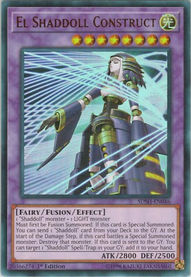 El Shaddoll Construct NM (#2) SDSH 1st Structure Deck: Shaddoll Showdown Yugioh-image