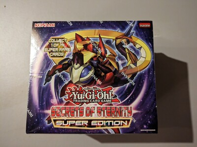 YUGIOH SECRETS OF ETERNITY Factory Sealed SUPER EDITION BOX DISPLAY-image