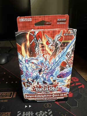 Konami Yu-Gi-Oh! TCG Structure Deck Albaz Strike Trading Card Game - 44 Cards-image