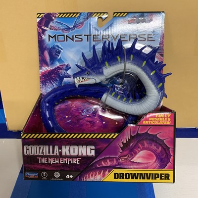2025 PLAYMATES TOYS GODZILLA x KONG THE NEW EMPIRE DROWNVIPER NEW KAIJU MIP RARE-image