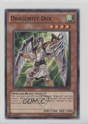 2011 Yu-Gi-Oh! Legion Structure Deck 1st Edition Dragunity Dux #SDDL-EN004 0b5-image