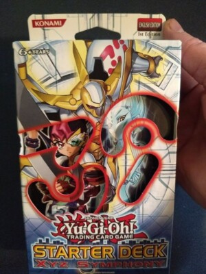 YU GI OH 2012 STARTER DECK 1st EDITION ENGLISH STARTER DECK XYZ SYMPHONY UNOPENE-image