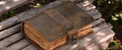 Leather Bound Vintage Journal for Women & Men Book of Shadows Lock Closure 200 P-image