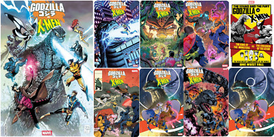 Godzilla vs. X-Men #1 Cvr Pick/Set/Variant, 1:25, 1:100 (05/14/2025)-image
