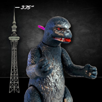 Godzilla '60s Vintage Blue and Silver Super7 Action Figure | 1:18 | LOOSE-image