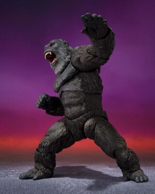 Godzilla x Kong 2024 Kong 5.7in Action Figure PVC Statue S.H.MonsterArts BANDAI-image