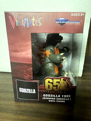 Godzilla 1995 Burning Godzilla Vinimates Diamond Select 65th Anniversary New-image