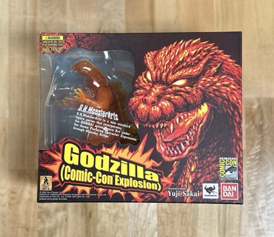 Godzilla SH Monsterarts Comic Con Explosion SDCC Exclusive 2012 Bandai Brand New-image