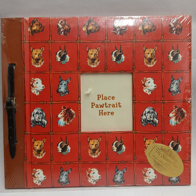 Vintage The shanty Too Dog Picture Album For Your Furry Animals- Leather collar-image