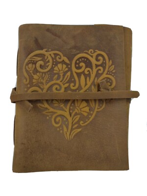 Genuine Leather Journal For Women Writing Notebook Handmade Leather Bound 7x5
