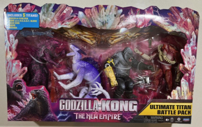 NEW 2024 Godzilla X King The New Empire Ultimate Titan Battle Pack (5 Figures)-image
