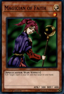 2017 Yu-Gi-Oh Structure Deck Cyberse Link 1st Ed #SDCLEN019 Magician of Faith C-image