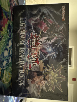 NEW SEALED - YuGiOh Legendary Dragon Decks, 3 Decks Total-image