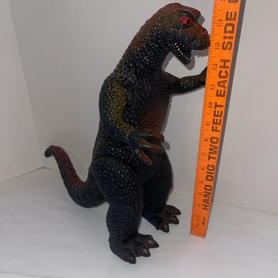 Vintage 1997 Dormei Godzilla Black and Red Bumped 15 inch Action Figure-image
