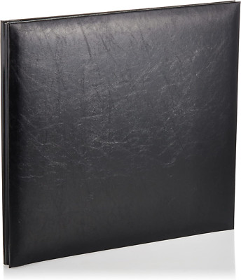 Pioneer Leatherette Postbound Album, 12-Inch-By-12-Inch, Black-image