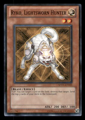 Yugioh Ryko, Lightsworn Hunter #SDDC-EN023 Structure Deck: Dragons Collide LP-image