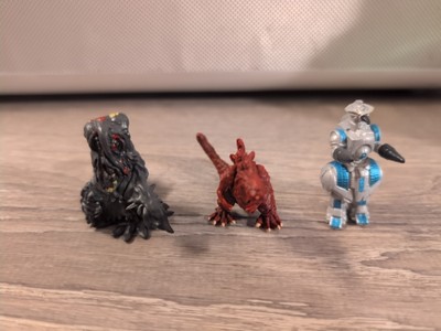 Hedorah Shin Godzilla Lot Of 3 Figure Kaiju Monster Movie Mini Figure Fig-image