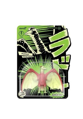 Super7 ToHo ReAction Rodan NYCC GLOW Godzilla Wave 1  2022 3 3/4