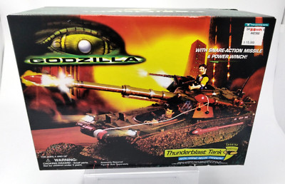 Trendmasters Godzilla Thunderblast Tank New 1998 RECOIL CANNON NIB-image