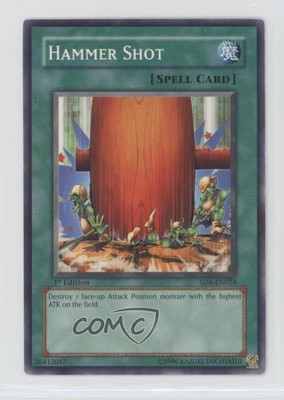 2005 Yu-Gi-Oh! Fury From the Deep Structure Deck 1st Edition Hammer Shot 0h3w-image