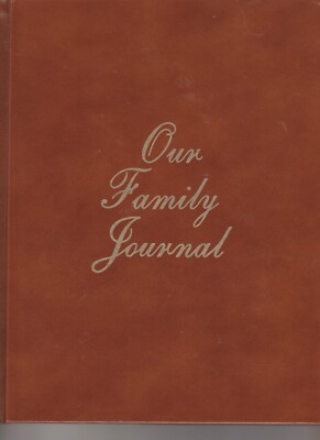 Our Family Journal with Engraveable Nameplate-image