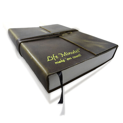 Leather Journal Writing Notebook Memory Keeper-image