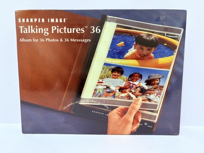 Sharper Image Talking Pictures 36, Album For 36 4X6 Pictures & Messages - New-image