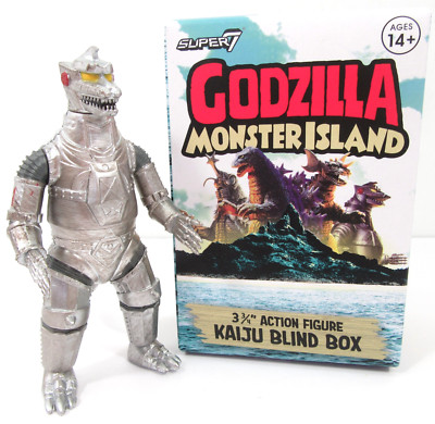 Super 7 Reaction Godzilla Monster Island Kaiju Blind Box Mechgodzilla '74 Figure-image
