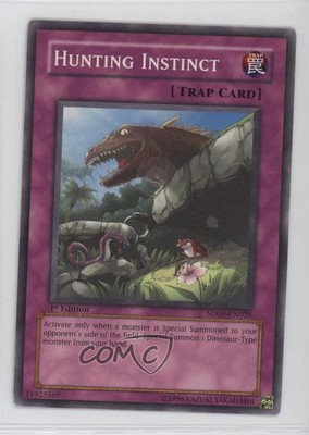 2006 Yu-Gi-Oh! Dinosaur's Rage Structure Deck 1st Edition Hunting Instinct 0ib4-image