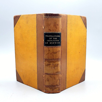 Journal of the Institute of Brewing Vol 21 Beer Alcohol Book 1915 RARE ANTIQUE-image