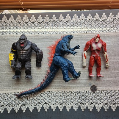 Godzilla vs Kong Figure Lot – Godzilla, King Kong with Mech Arm, Skar King –...-image