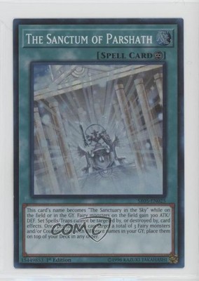 2018 Yu-Gi-Oh! Wave of Light Structure Deck 1st Edition The Sanctum Parshath jg3-image