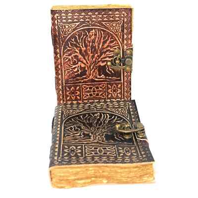 Leather Bound Journal Antique Blank Paper Notebook, Diary, Sketchbook-image